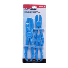 Набор щипцов для обжима топливопроводов, 3 шт TAGRED TA4171