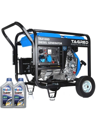 Дизельный генератор TAGRED TA4100D + газова плитка Orcamp CK-505 + 4 газових картриджа 400 мл