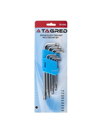 Шестигранные ключи тип TORX TAGRED TA1045