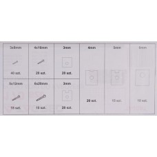 Набор винтов и шайб для корпусных работ TAGRED TA4097