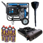 Дизельный генератор TAGRED TA4100D + газова плитка Orcamp CK-505 + 4 газових картриджа 400 мл
