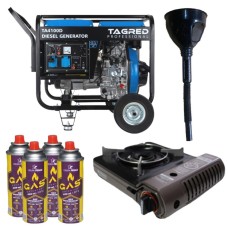 Дизельный генератор TAGRED TA4100D + газова плитка Orcamp CK-505 + 4 газових картриджа 400 мл