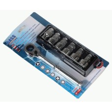 Универсальный гаечный ключ с торцевыми головками Bass Polska BP-7080