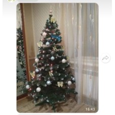 Ель новогодняя 2.2, красивая классическая новогодняя ( рождественская) елка