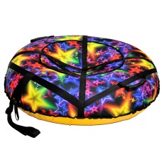 Ватрушки тюбинги 100 см "звезда" (Оксфорд, ПВХ)таблетка надувная