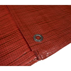 Тент  80г/м2  6*12м двухцветный зелёно-оранжевый тент от солнца