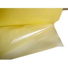 Плёнка 100мкм 6м*50м жёлтая полиэтиленовая "Планета Пластик" стабилизация 24 месяца