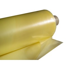 Плёнка 100мкм 6м*50м жёлтая полиэтиленовая "Планета Пластик" стабилизация 24 месяца