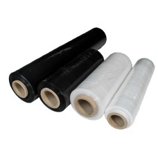 Стрейч черный 25см 1 кг (20 мкм)