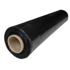 Стрейч пленка 50 см 3 кг (20мкм) чёрная упаковочная
