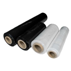 Стрейч пленка 50 см 3 кг (20мкм) чёрная упаковочная