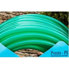 Шланг поливочный Presto-PS силикон садовый Caramel (зеленый) диаметр 3/4 дюйма, длина 20 м (CAR-3/4 20)
