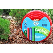 Шланг поливочный Presto-PS силикон садовый Caramel (красный) диаметр 3/4 дюйма, длина 50 м (SE-3/4 50)