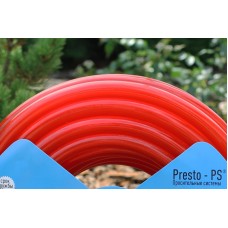 Шланг поливочный Presto-PS силикон садовый Caramel (красный) диаметр 3/4 дюйма, длина 50 м (SE-3/4 50)