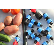 Соединение ремонтное Presto-PS для капельной ленты, в упаковке – 100 шт. (LC-0117)