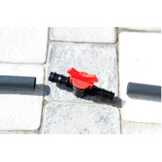 Кран шаровой проходной Presto-PS для трубки 20 мм, в упаковке – 50 шт. (MV-0120)