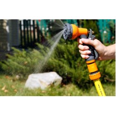 Пистолет для полива металлический Presto-PS насадка на шланг (7204)