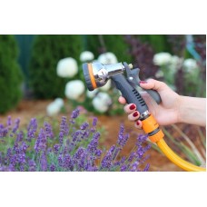 Пистолет для полива металлический Presto-PS насадка на шланг (7204D)