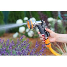 Пистолет для полива металлический Presto-PS насадка на шланг (7204D)