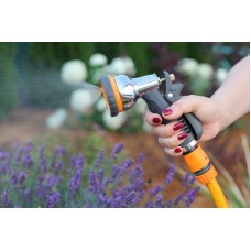 Пистолет для полива металлический Presto-PS насадка на шланг (7204D)