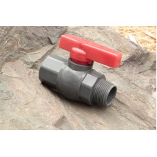 Кран шаровой Presto-PS 25 мм с наружной и внутренней резьбой 1 дюйм, в упаковке - 10 шт. (PFV-0132)