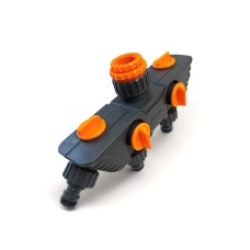 Кран шаровой Presto-PS на 4 выхода с внутренней резьбой 1/2-3/4-1 дюйм, в упаковке – 1 шт. (5010)