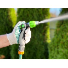 Пистолет для полива металлический Presto-PS насадка на шланг (7774)