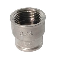 Муфта редукційна латунна нікель/профі 3/4"х1/2" ВВ 15/180