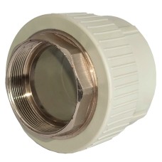 Муфта PPR Tebo Ø75 х 2.1/2"В під ключ сіра