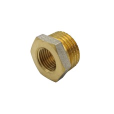 Футорка 1/2"*3/8" ЗВ нікель. з проточкою ASCO 1/400