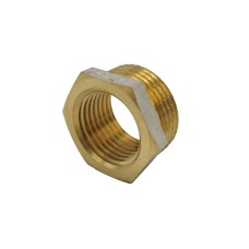 Футорка  3/4"*1/2" ЗВ нікель. з проточкою ASCO 1/250