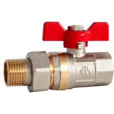 Кран-американка прямой 1 1/4" ASСO PN40 3/12