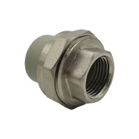 Разборное соединение(американка) внутр.резь.Ø.40x1.1/4" серый цвет (10/40шт) ASCO®