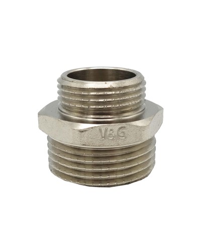 Ніпель редукційний 3/8" x 1/4" ЗЗ V&G 200шт