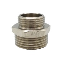 Ніпель редукційний 3/4" x 1/2" ЗЗ V&G 100шт