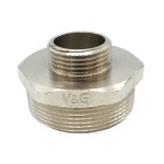 Ніпель редукційний 1" x 3/4" ЗЗ V&G 126шт