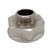 Перехідник 1/2" x 3/8" ВЗ V&G 140шт.