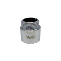 Подовжувач 1/2" x 10 ВЗ V&G хромований 140шт.