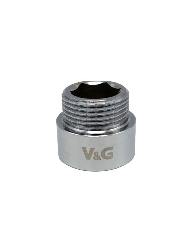 Подовжувач 3/4" x 10 ВЗ V&G хромований 80шт.