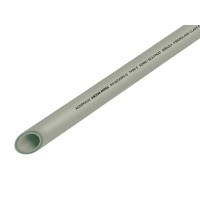 Труба PPR FiBER Ø20*3,4mm SDR 6.0/S2.5/PN20 серого цвета 4/100 ASCO®
