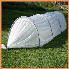 Разборная арочная теплица 6м 42 Агро-Лидер для дачи. готовые парники и теплицы из агроволокна.