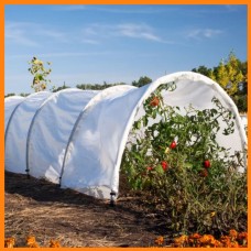 Мини парник 3 м 60 г/м2 складной для дачи из белого агроволокна.