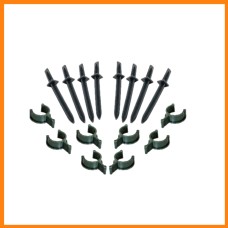 Комплект (колышки 20+клипсы 20) для парника-теплицы. комплект для сборки парника из дуг