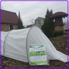 Готовый парник 6 м дуговой арочный "Гигант" Агро-лидер. теплица из белого агроволокна Shadow плотность 60г/м2