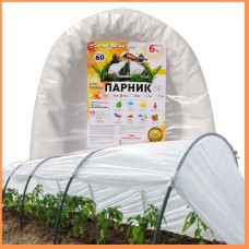 Дачная арочная теплица 8 м из агроволокна Shadow 60 плотность. складной парник из спанбонда для огорода