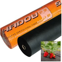 Агроволокно чорне 42 г/м² 1.6 х 100 м "Shadow" (Чехія) 4% для мульчі. для полуниці. ландшафтного дизайну