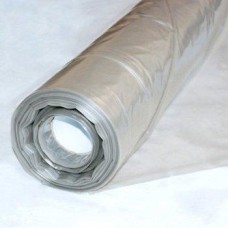 Полиэтиленовая серая 10 мкм 3м*100м плотная строительная пленка