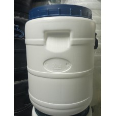 Пластиковая бочка Shadow  30 л белая бидон широкая горловина для солений.меда. молока