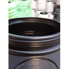 Бочка пластиковая 120 л черная бидон широкая горловина бочка для воды