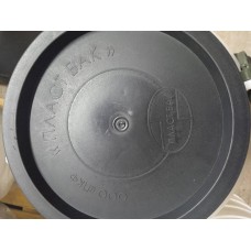 Бочка техническая 60 л черная бидон 60л широкая горловина емкость для воды